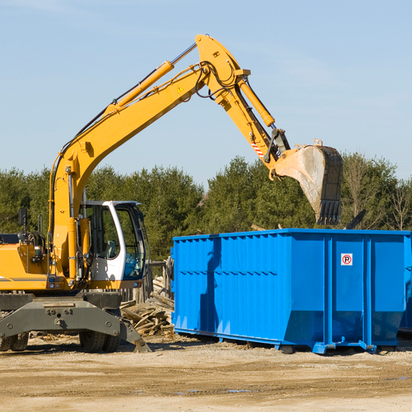 how many times can i have a residential dumpster rental emptied in Fosters